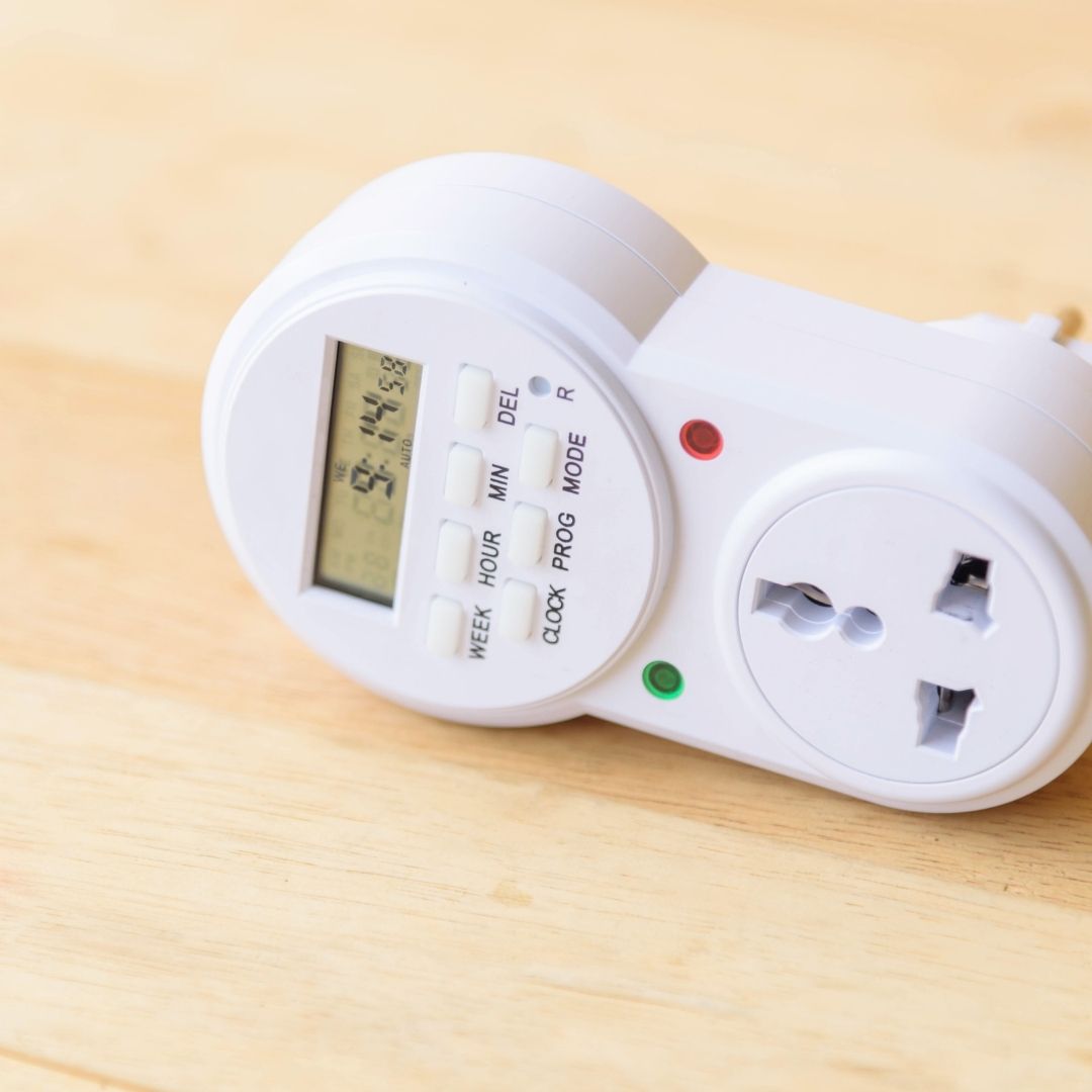 Utilisez le programmateur électrique pour consommer moins d'énergie.