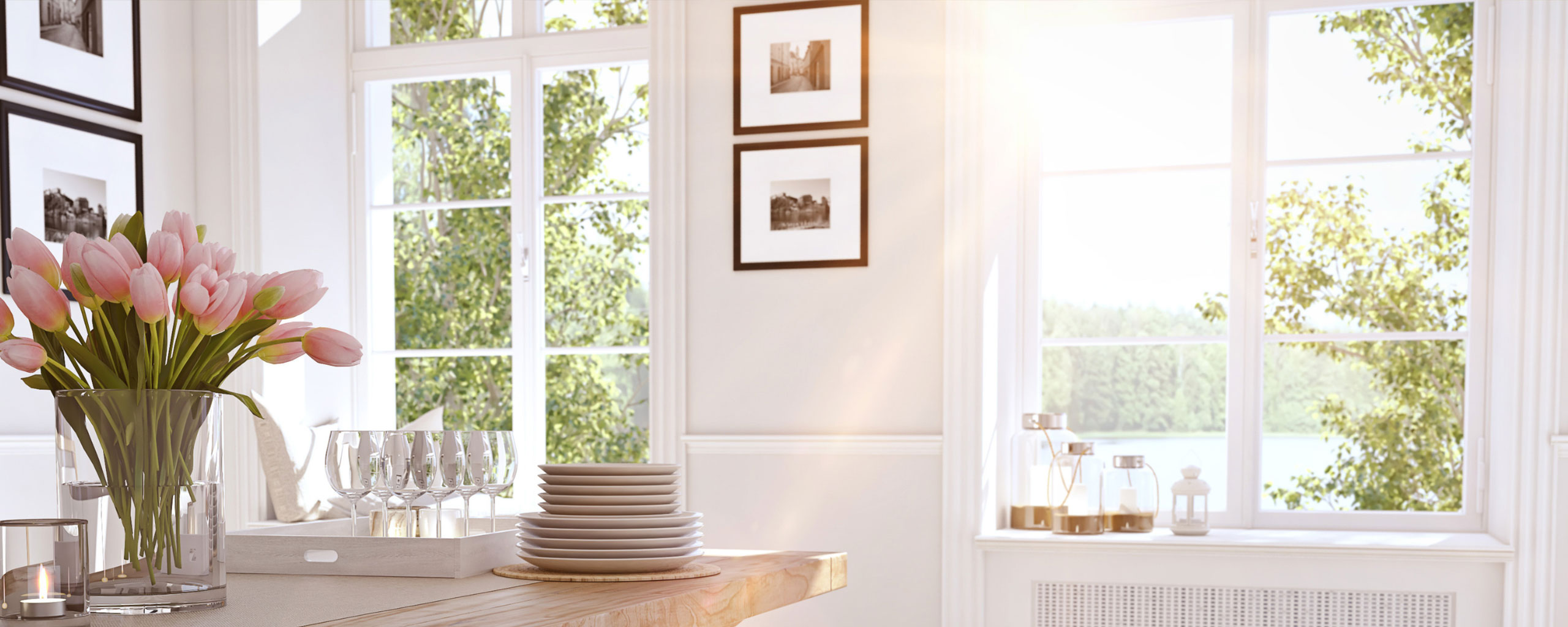 Photo de l'intérieur d'une maison chaleureuse.